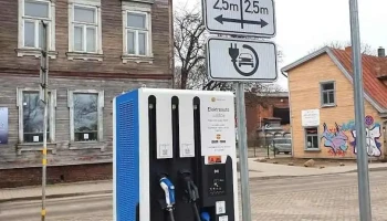 Elektrum Drive uzlādes stacija - Liepāja