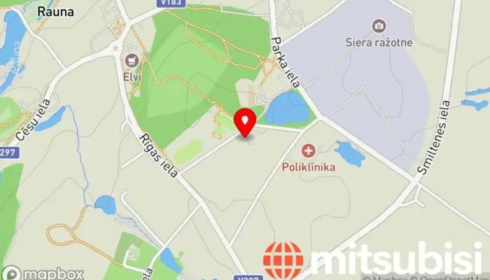 Autostāvvieta - Raunas Pagasts