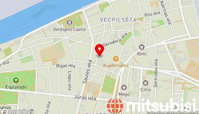 karte no CSDD Charging Station Elektrisko transportlīdzekļu uzlādes stacija iekš Ventspils