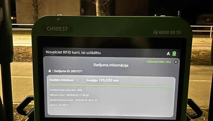 Enefit uzlādes stacija - Salacgrīva Pilsēta