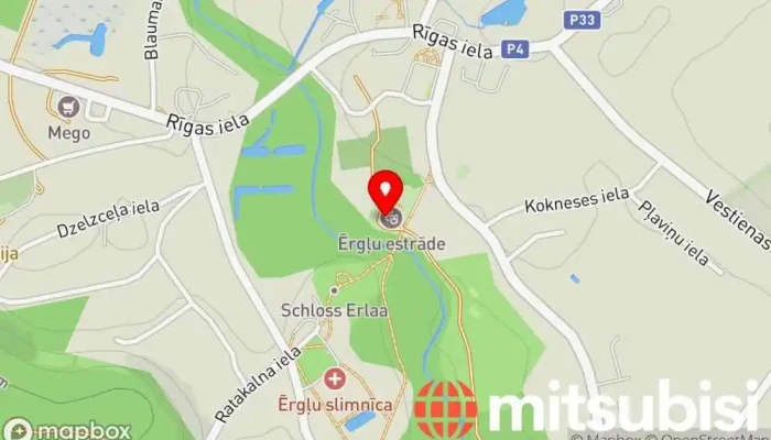 Erglu Estrade Karte - Ērgļi