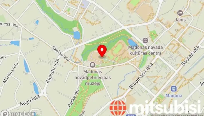 karte no Heliks A Autoskola iekš Madona