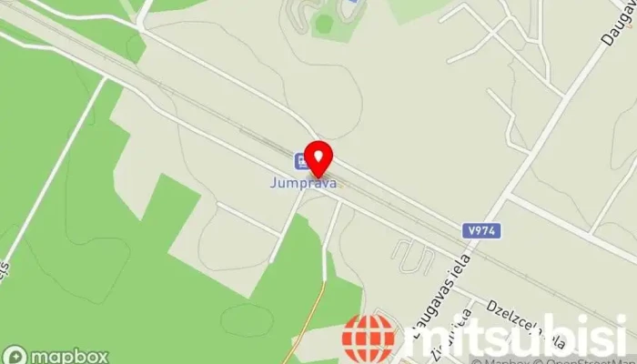 karte no Jumprava, Dzelzceļa stacija  iekš Jumpravas pagasts