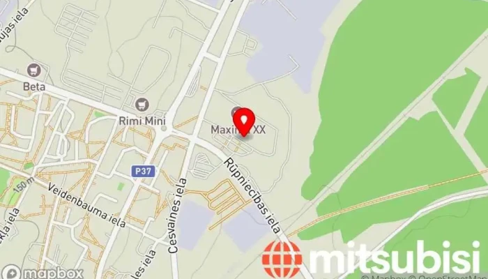 karte no K SENUKAI Būvmateriālu veikals iekš Madona