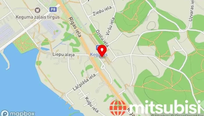 karte no Ķegums, Dzelzceļa stacija Dzelzceļu pakalpojumi iekš Ķegums