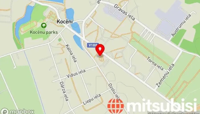 Kocenu Valsts Un Pasvaldibas Vienotais Klientu Apkalposanas Centrs Kocenu Vpvkac Karte - Kocēni