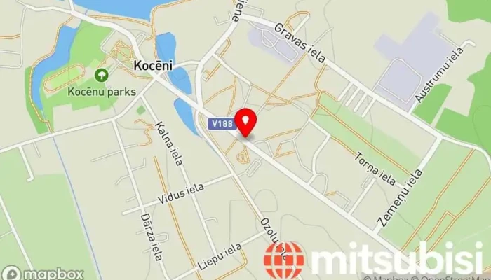 Kocenu Veikals Uz Koceniem Karte - Kocēni