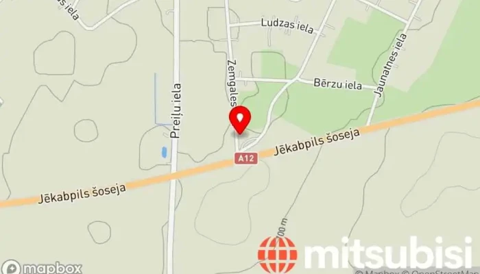 karte no Latvijas Nafta 145. DUS Degvielas uzpildes stacija, Veikals, Autopiekabju noma, Wi-Fi pieejas punkts iekš Varakļāni