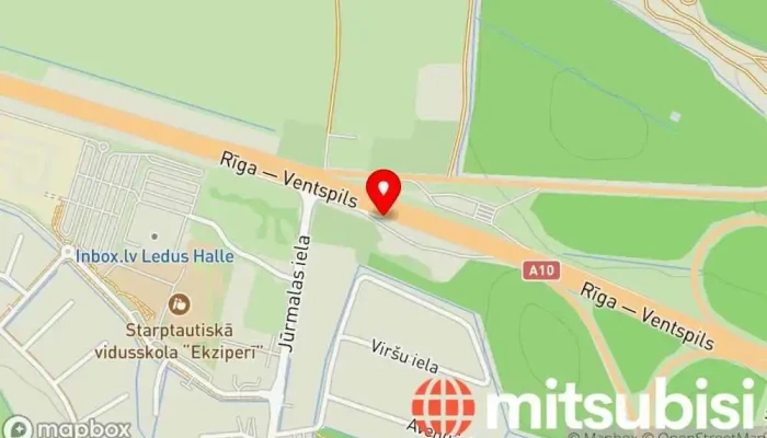karte no Latvijas Nafta 57 Degvielas uzpildes stacija, Gāzes uzņēmums, Veikals, Autopiekabju noma, Wi-Fi pieejas punkts iekš Piņķi