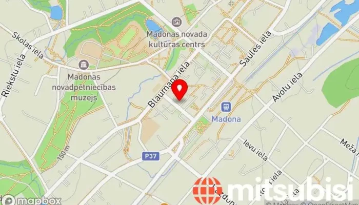karte no Madonas Patērētāju biedrība, SIA Uzņēmuma birojs iekš Madona