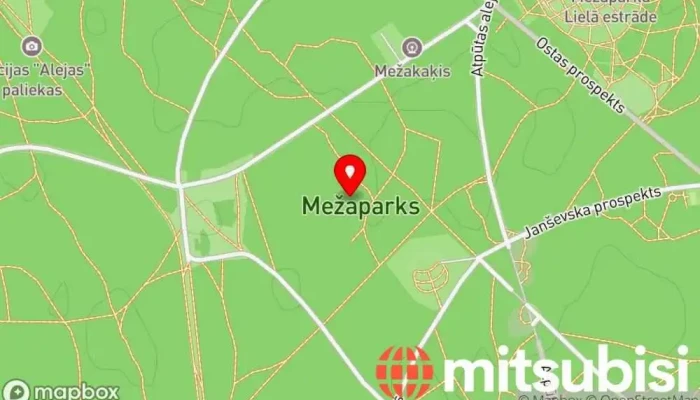 Mezaparks Karte - Rīga