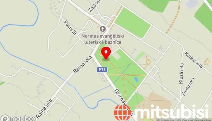 karte no Neretas bērnu laukums Rotaļlaukums iekš Nereta