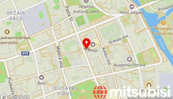 Pilsetas Pasaza Karte - Jelgava