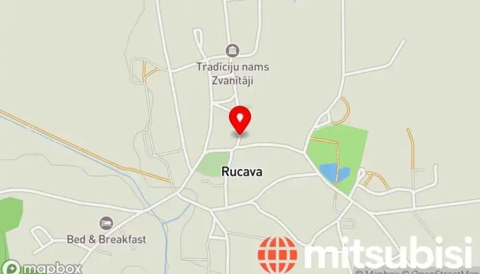Rucavas Novads -  Karte - Dienvidkurzemes Novads