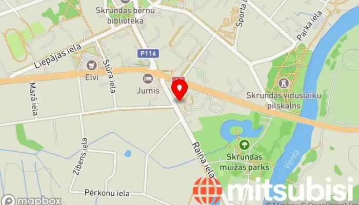 Skrundas Pilsetas Un Skrundas Pagasta Parvalde Karte - Skrunda