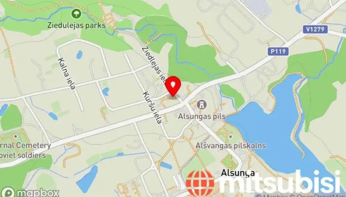 Tirgus -  Karte - Alsunga