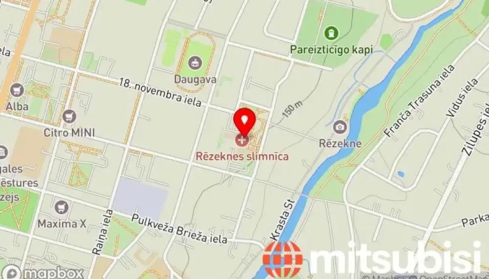 Valsts Tiesu Medicinas Ekspertizes Centrs Rezeknes Tiesu Medicinas Nodala Karte - Rēzekne