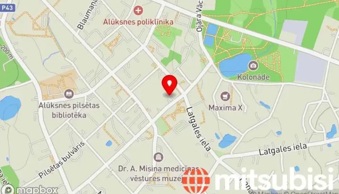 Zalais Tirdzins Darza Iela Karte - Alūksne
